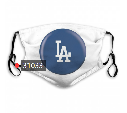 2020 Los Angeles Dodgers Dust mask with filter 49->mlb dust mask->Sports Accessory